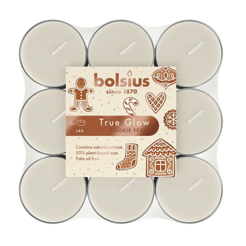 Bolsius Cookie Fever 4 Hour Tealights (Pack of 18) £2.44
